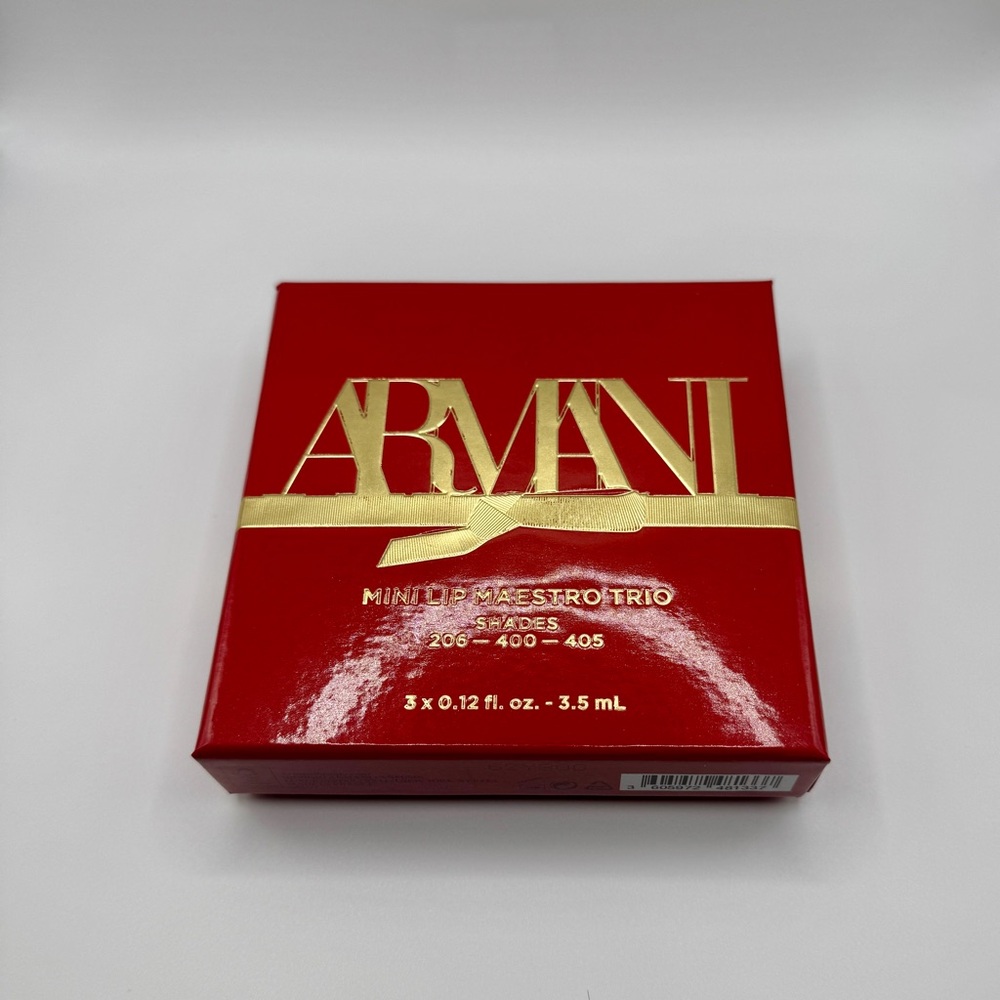 Giorgio Armani Lip Gloss Trio - Red and Gold